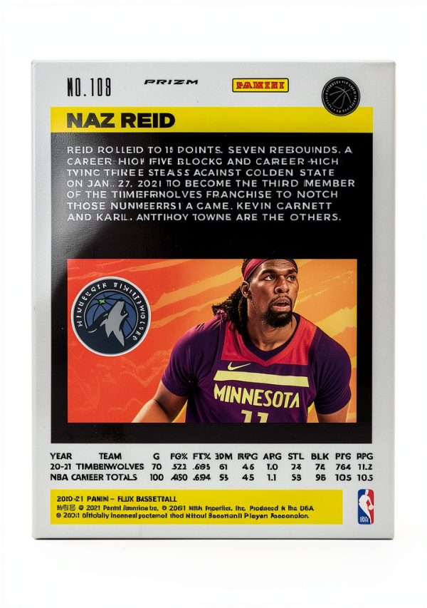 Panini NBA Trading Card Naz Reid Timberwolves-1