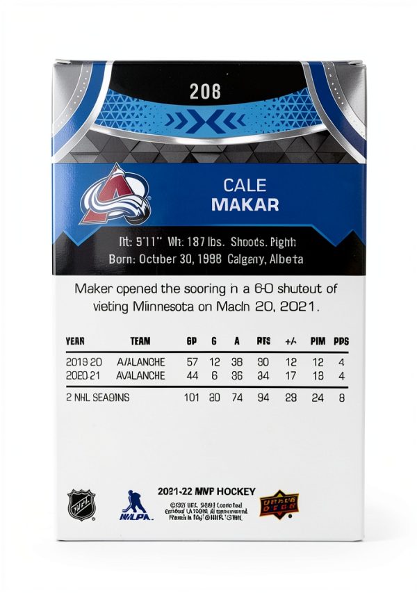 NHL Hockey Trading Cards Upper Deck MVP Blue Parallel-1
