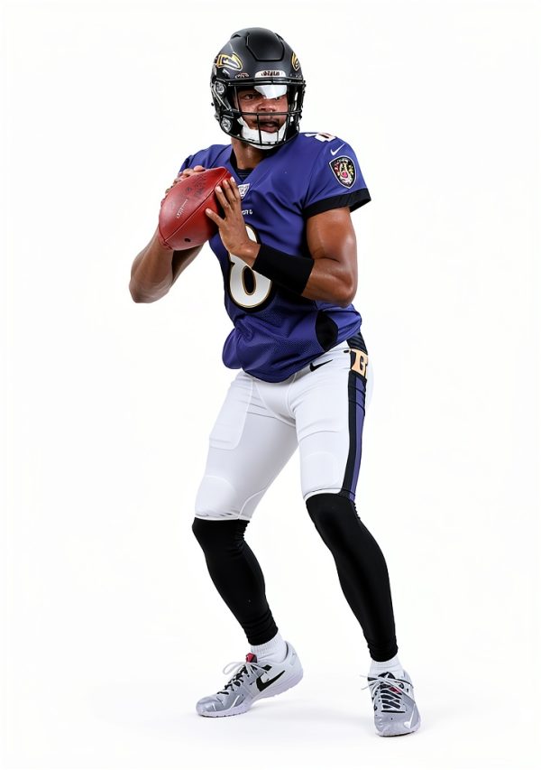 Lamar Jackson Baltimore Ravens Trading Card Panini-0