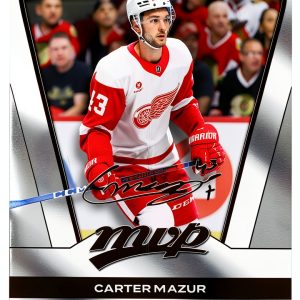 Detroit Red Wings Carter Mazur Upper Deck Card-0