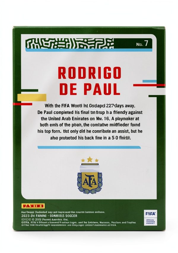 Panini FIFA Soccer Card Rodrigo de Paul Donruss Set-1
