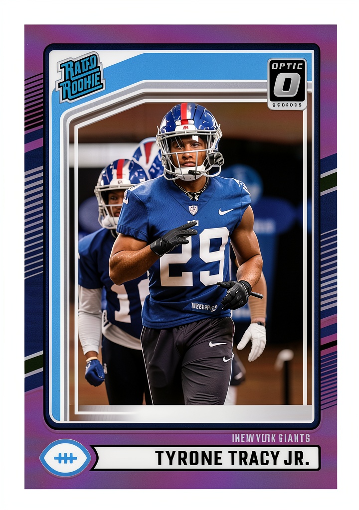 Panini Tyrone Tracy Jr card front view
