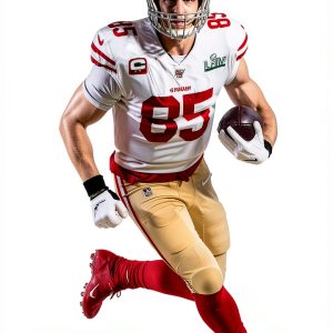 San Francisco 49ers George Kittle Trading Card Panini-0
