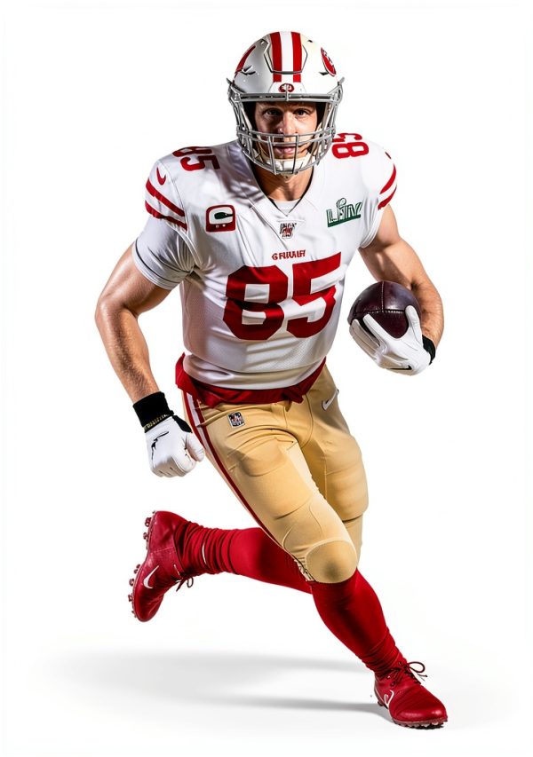 San Francisco 49ers George Kittle Trading Card Panini-0
