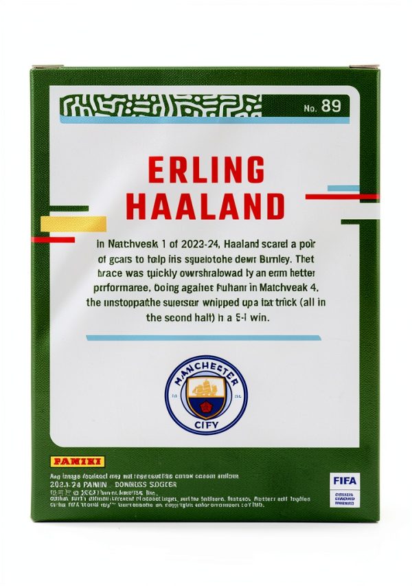 Panini Erling Haaland Soccer Card 2023 Collectible-1