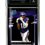 Justin Jefferson Rookie Card MINT 9 GMA Graded Panini-0