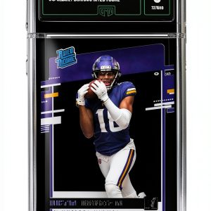 Justin Jefferson Rookie Card MINT 9 GMA Graded Panini-0