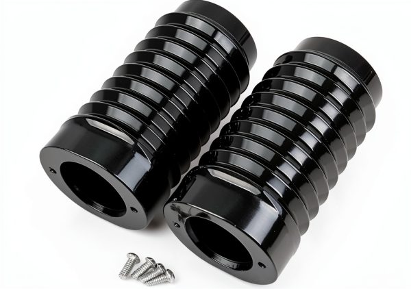 Harley Electra Street Glide Fork Slider Covers Black-1