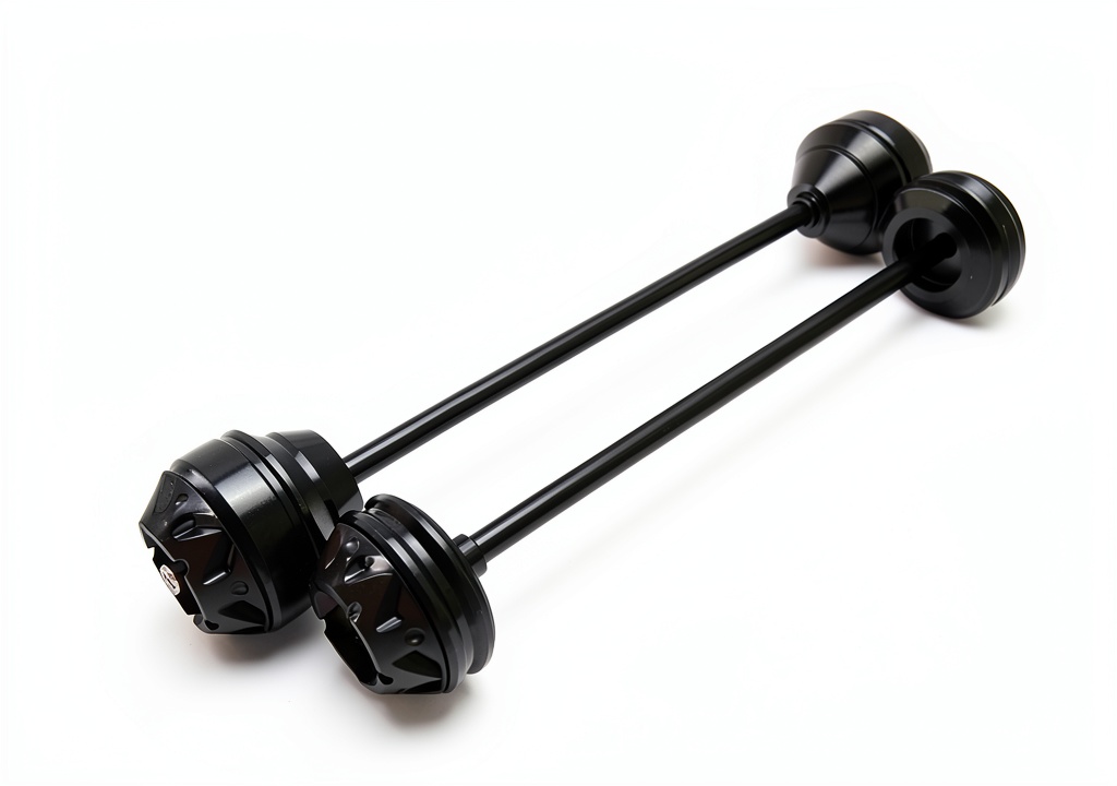 MZS FZ09 axle sliders in action