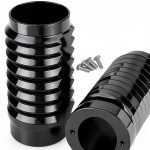 Harley Electra Street Glide Fork Slider Covers Black-0