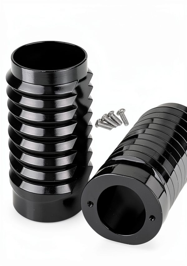Harley Electra Street Glide Fork Slider Covers Black-0