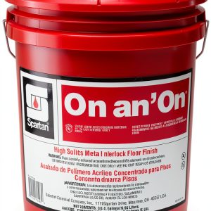 SPARTAN High Solids Metal Interlock Floor Finish 5 Gallon High Gloss-0