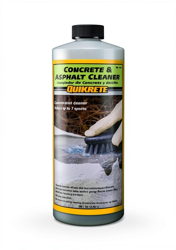 Quikrete Concrete Cleaner 1qt Bundle with Gloves Drive Stain Remover-1