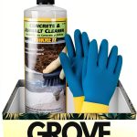 Quikrete Concrete Cleaner 1qt Bundle with Gloves Drive Stain Remover-0