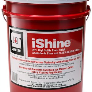 Spartan iShine 25% high solids 5 Gallon Floor Finish No PFAS Gloss-0