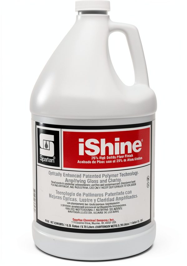 Spartan iShine Floor Finish Gallons 4‑Per‑Case Gloss No PFAS-0