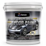 Epoxy Garage Floor Coating SENVEN 1-Car Kit Grayish-White High-Gloss-0