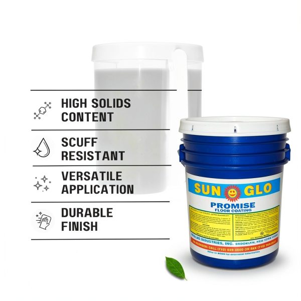 Sun-Glo Promise High Gloss Floor Finish 5gal Pail 50 Year Excellence-4