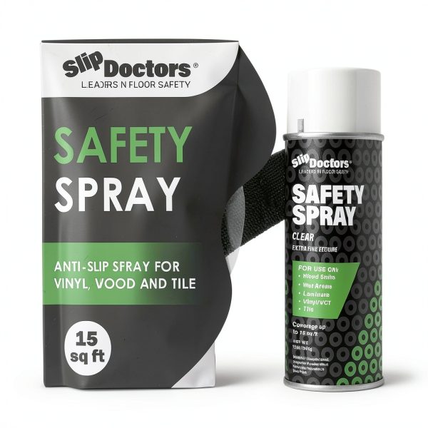 SlipDoctors Safety Spray - Clear Fine-Textured Anti Slip Spray - Pet & Barefoot Friendly Anti-Slip Spray for Wood Stairs, Vinyl, Laminate & Tile-1