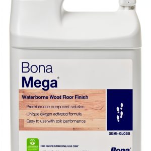 Bona Mega Semi Gloss 1 Gallon Floor Finish GREENGUARD Certified VOC-0