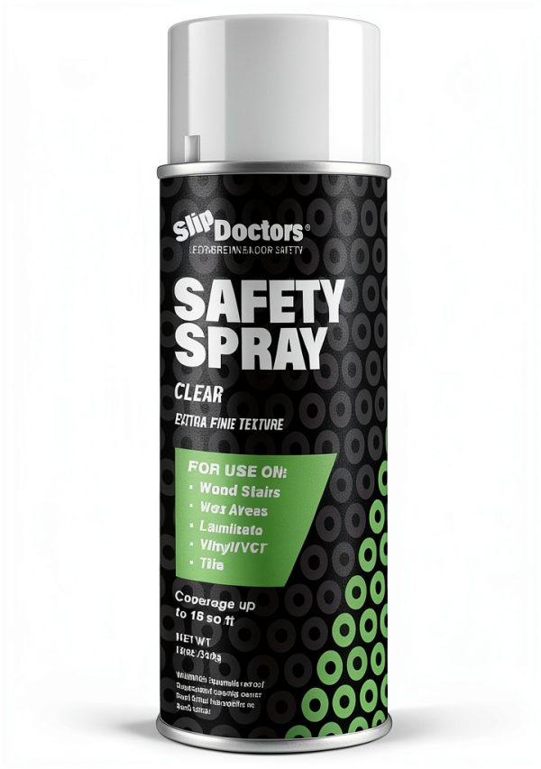SlipDoctors Safety Spray - Clear Fine-Textured Anti Slip Spray - Pet & Barefoot Friendly Anti-Slip Spray for Wood Stairs, Vinyl, Laminate & Tile-0