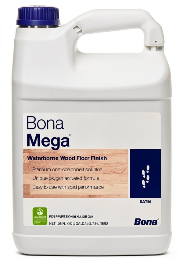 Bona Mega Wood Floor Finish Satin 1 Gallon Crosslinking Polyurethane-0