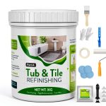 White Tub and Tile Paint 35oz Full Kit Semi‑Gloss Low Odor Fast Dry-0